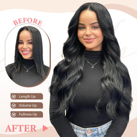 Fliace straight-style clip-ins blend for sleek everyday looks