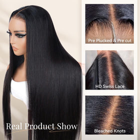 FLLUFWIG drawstring-cap glueless wig offers adjustable comfort for secure daily wear.