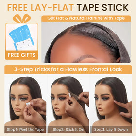 FLLUFWIG 26-inch length delivers dramatic everyday or event-ready silhouette.