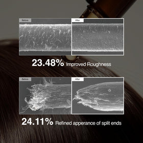 FLOLAND Application on wet hair demonstrates quick conditioning step