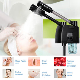 FLOLXNB 360-degree rotary nozzle demonstrates full facial coverage