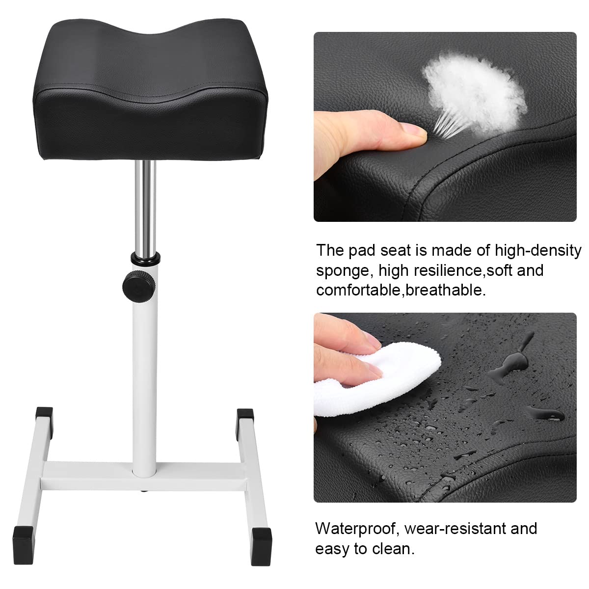 FLOLXNB durable iron frame provides sturdy stability for demanding beauty tasks