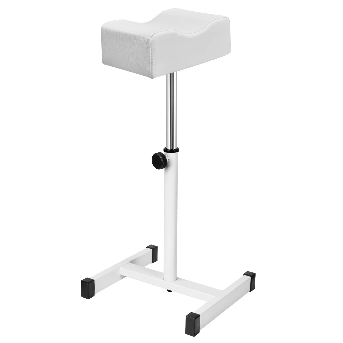 Flolxnb pedicure foot rest assembly view for a sturdy home or salon setup