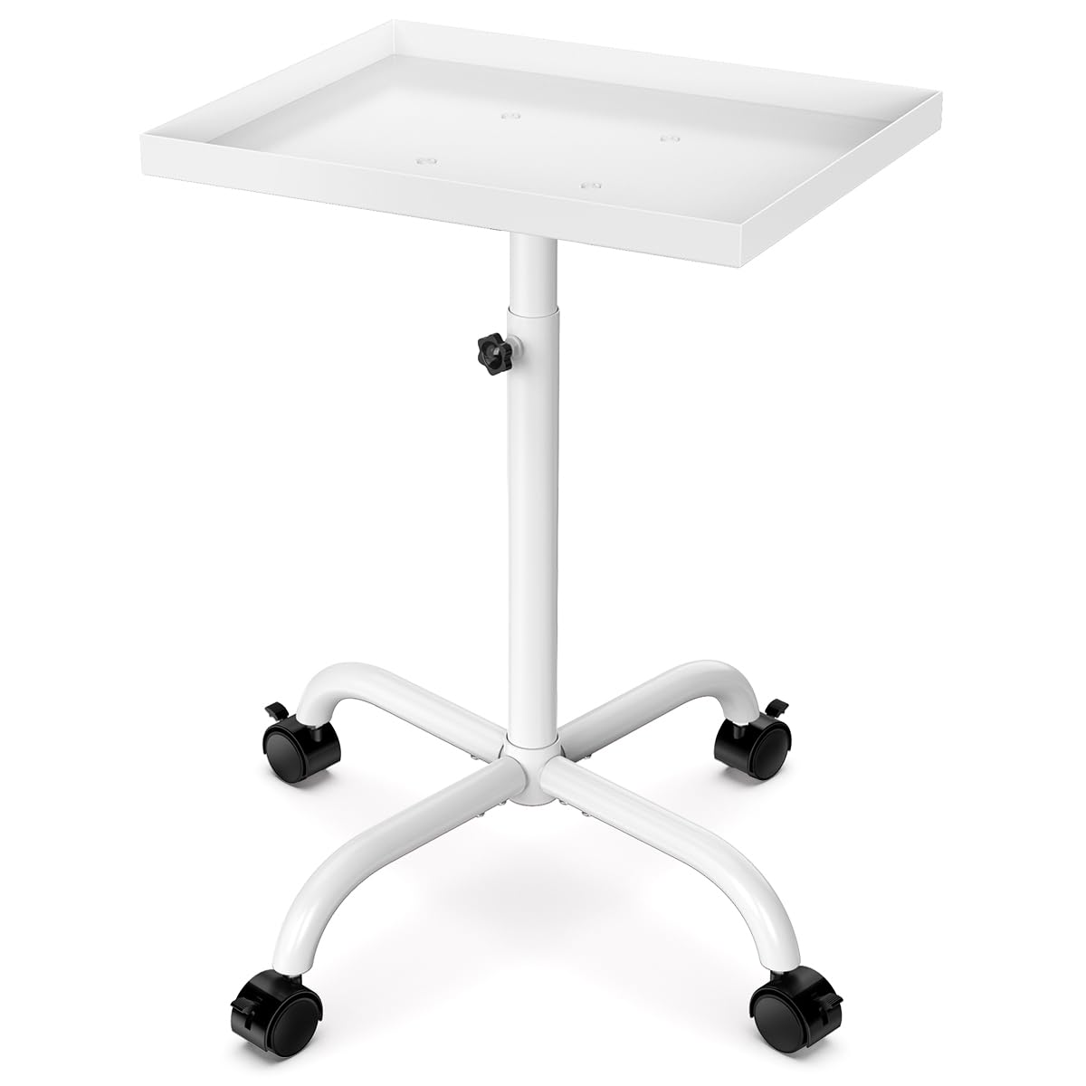 FLOLXNB salon tray on wheels in main view for easy studio mobility.