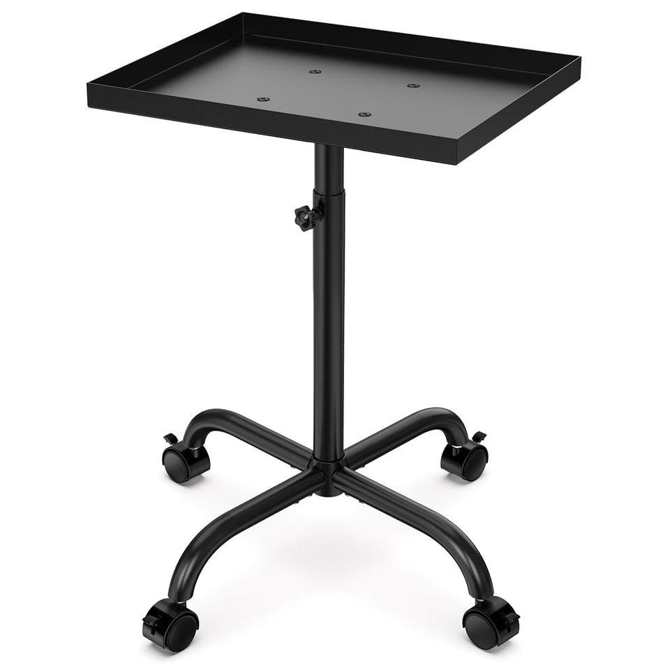 FLOLXNB salon tray on wheels for mobile, versatile use in busy salons.