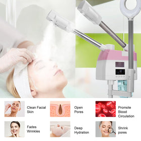 Flolxnb stand with wheels allows easy repositioning during treatments