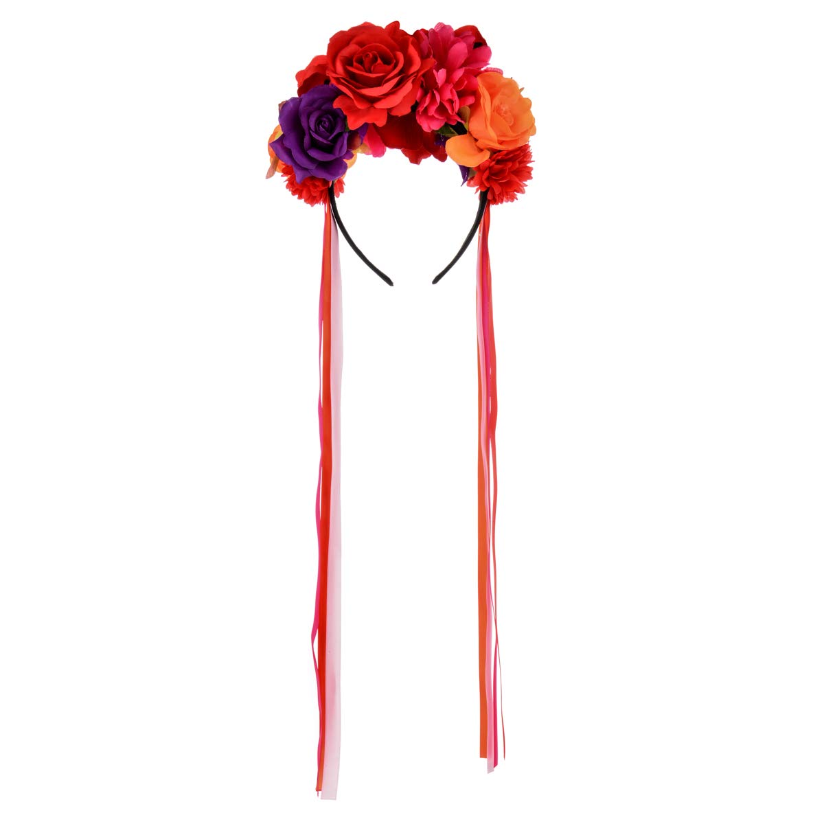 Floral Fall rose headband offers instant hair embellishment for celebrations