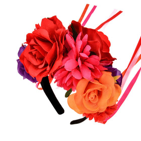 Soft flower headpiece by Floral Fall is lightweight and easy to wear