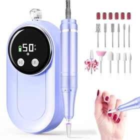 FLORAVIC nail drill with sleek handpiece for precise gel removal