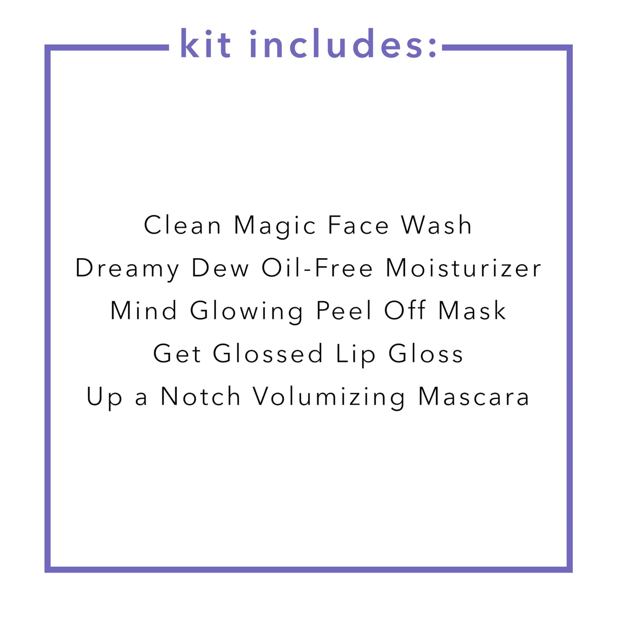 Ava's Mini & Mighty Kit packaging highlighting a compact purple bag