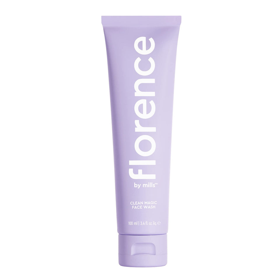 Florence by Mills Clean Magic Face Wash bottle for a gentle daily cleanse.