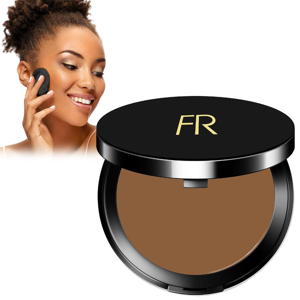 Flori Roberts Cream To Powder Foundation swatch showing shade match and texture.