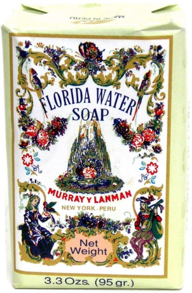 Florida Water bar soap 10-pack displayed with classic citrus scent for daily cleansing.