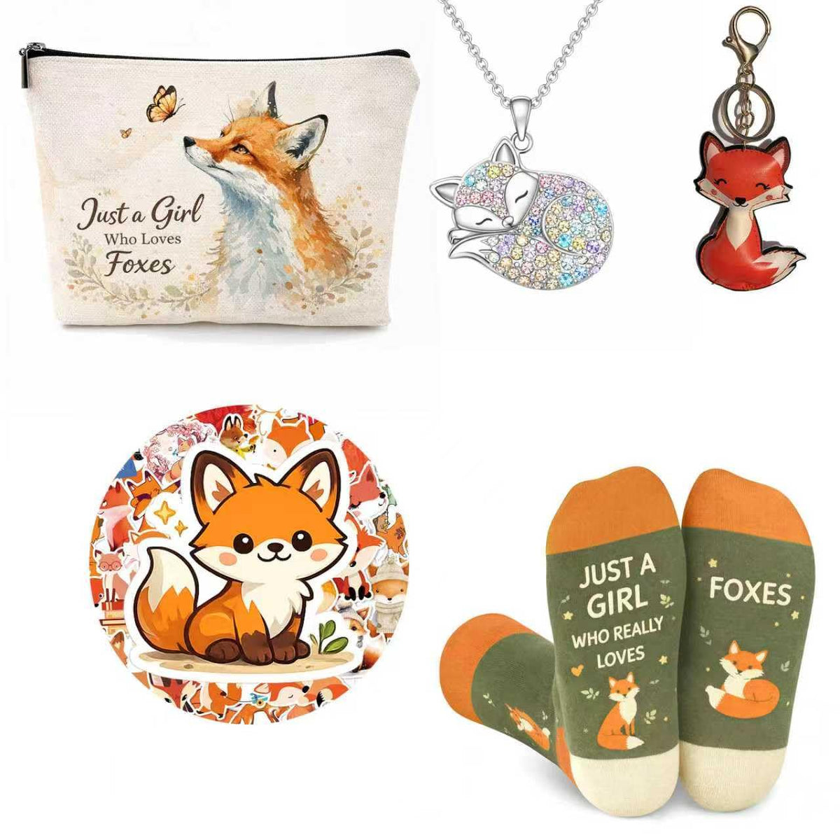 Flotreif Fox Gifts Socks show cozy fox-pattern wear for daily use.