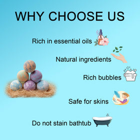 FlowBredolent bath bomb chamomile helps soothe and unwind after a long day.