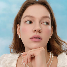 Flower Knows Bunny Garden Cloud Lip Cream Mocha Aura swatch gives sunlit caramel vibes for warm moments.