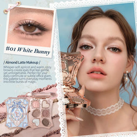 Flower Knows Bunny Garden compact mirror highlights travel-friendly makeup essential.