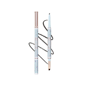 Flower Knows Bunny Garden Gel Eyeliner dual-ended design for precise definition and built-in blending brush.