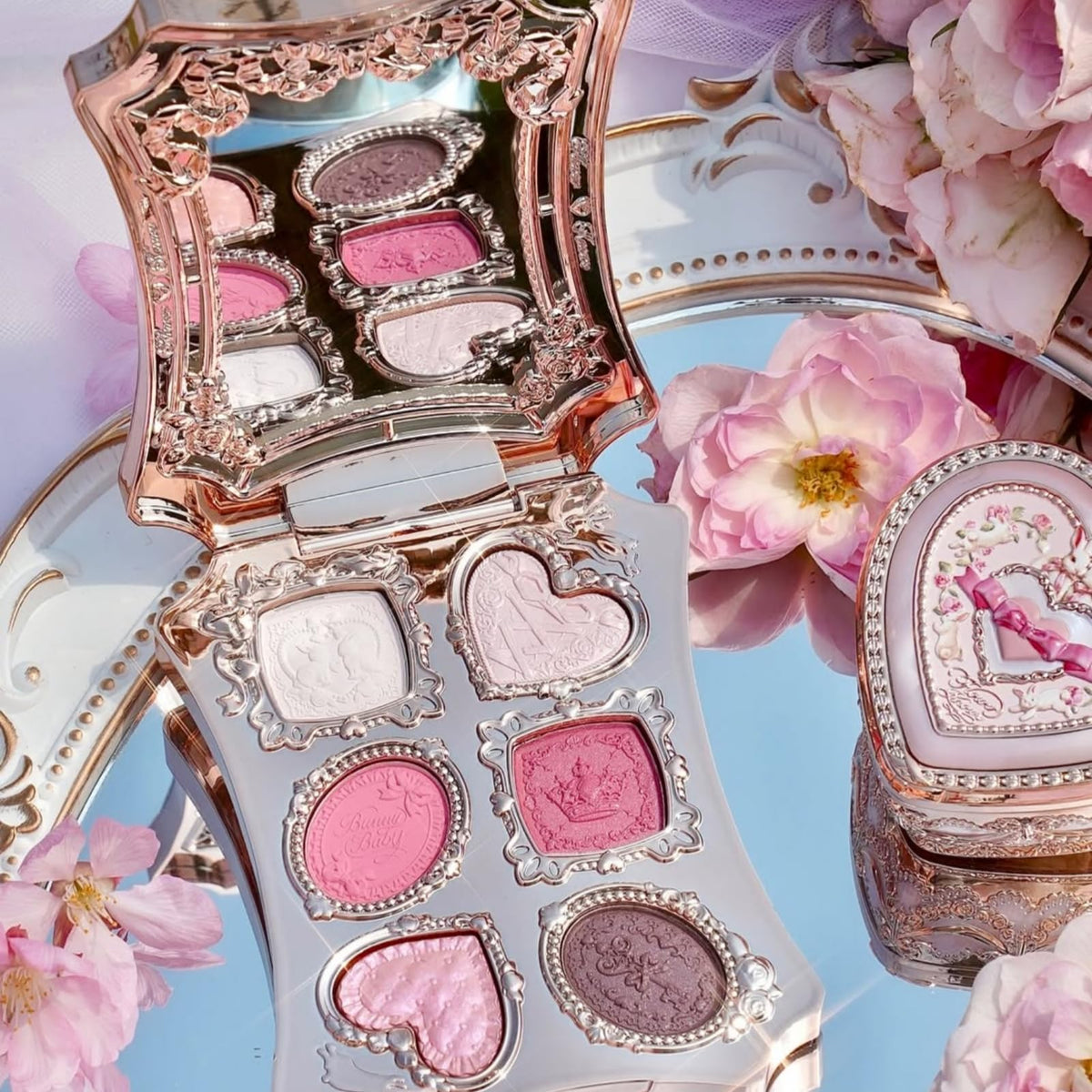  Flower Knows Bunny Garden shade Milky Almond matte for soft everyday looks.