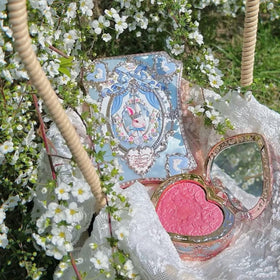 Flower Knows Bunny Garden shade pan 03 Ruby Berry adds berry pops.