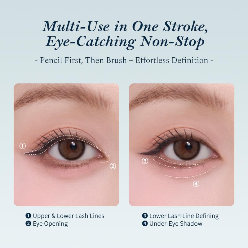 Flower Knows Bunny Garden Gel Eyeliner waterproof formula that stays vibrant all day.
