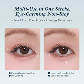Flower Knows Bunny Garden Gel Eyeliner waterproof formula that stays vibrant all day.