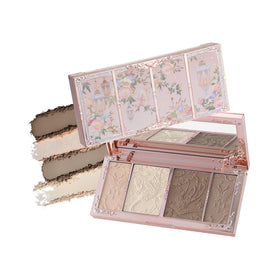 Flower Knows Butterfly Cloud Collar embossed-compact for portable sculpting and highlighting.