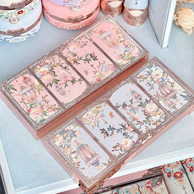 Flower Knows Butterfly Cloud Collar mirror-compact for on-the-go touch-ups.