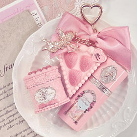 Flower Knows Cake Charm Set cushion powder puff for flawless blending