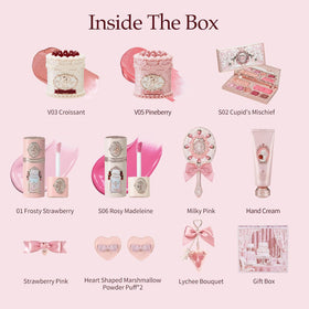 Flower Knows Cake Charm Set lip cream V05 for vibrant, everyday wear