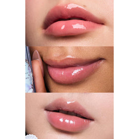 Flower Knows Crystal-clear gloss on lips for mirror-like glow