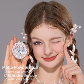 Flower Knows Swan Ballet Dreamy Season peachy pink swatch on skin.