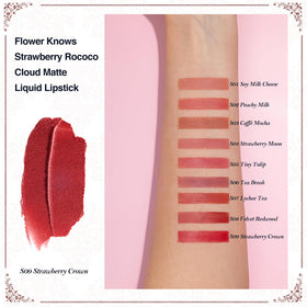 Flower Knows Elastic Color Matrix locks vibrant red without transfer