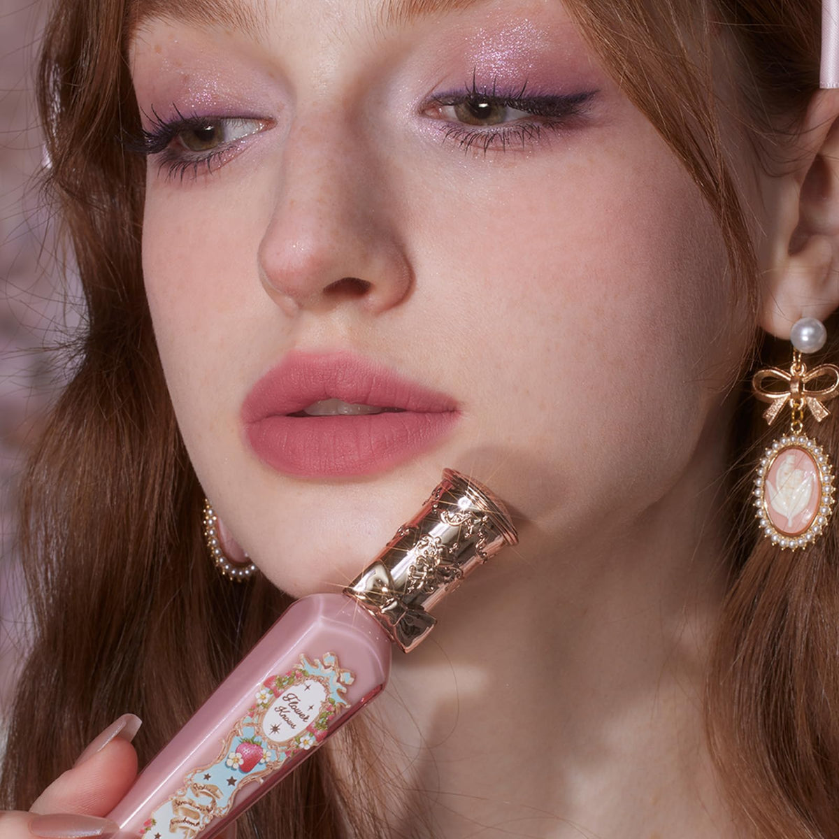 Flower Knows lip lines blurred for a smoother, fuller look.