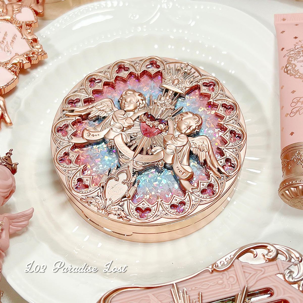 Flower Knows Little Angel Highlighter collarbone glow with light-catching radiance