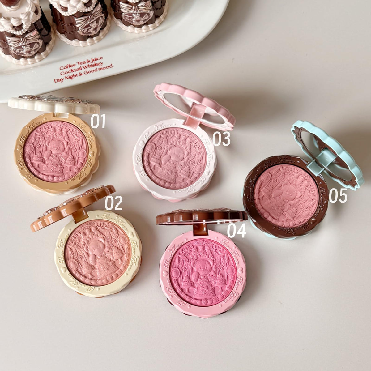 Flower Knows long-wearing blush that stays true and blends smoothly all day.