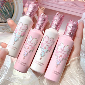 Flower Knows Midsummer liquid-eyeshadow application shows lid shimmer.