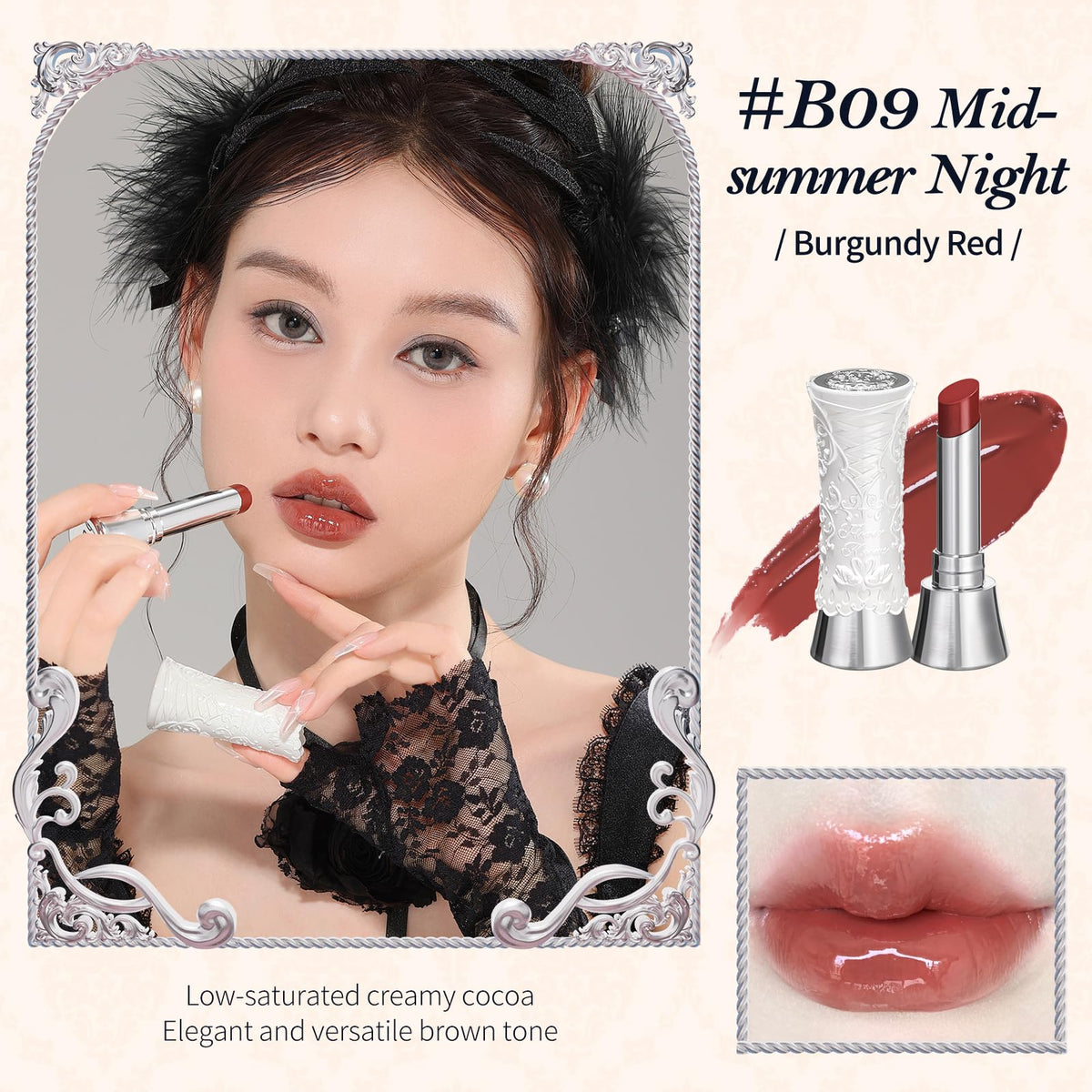 Flower Knows jelly finish provides semi sheer shine and smooth feel