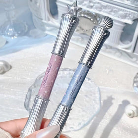 Flower Knows Shell's Jewel creamy texture blends smoothly for seamless glow.
