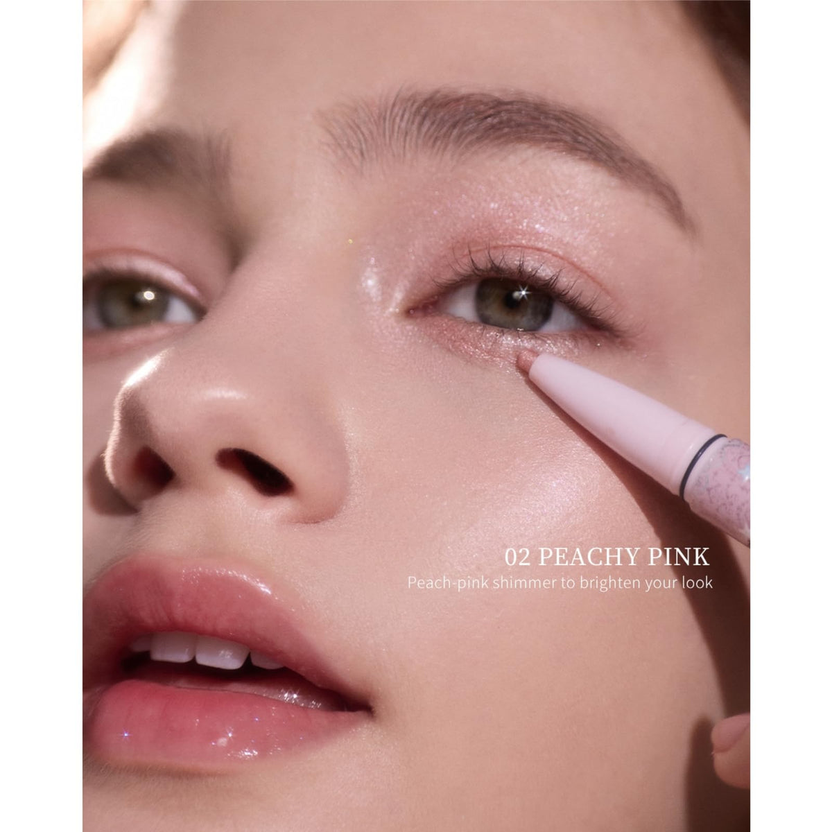 Flower Knows Shell's Jewel precision applicator delivers targeted under-eye illumination.