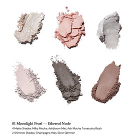 Flower Knows Shell's Jewel compact-mirror enables quick on-the-go touch-ups.