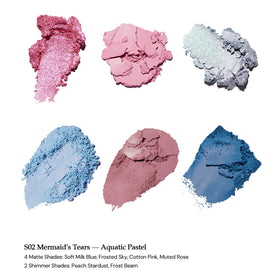 Flower Knows Shells Jewel palette opened with moonlight carvings for precise eye looks.