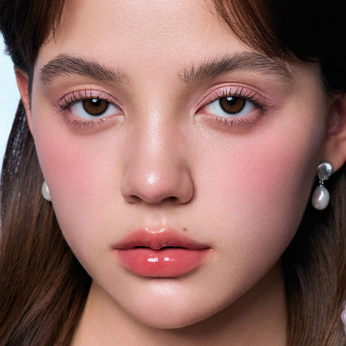 Flower Knows Luna Pearl shade builds from sheer wash to vibrant berry flush.