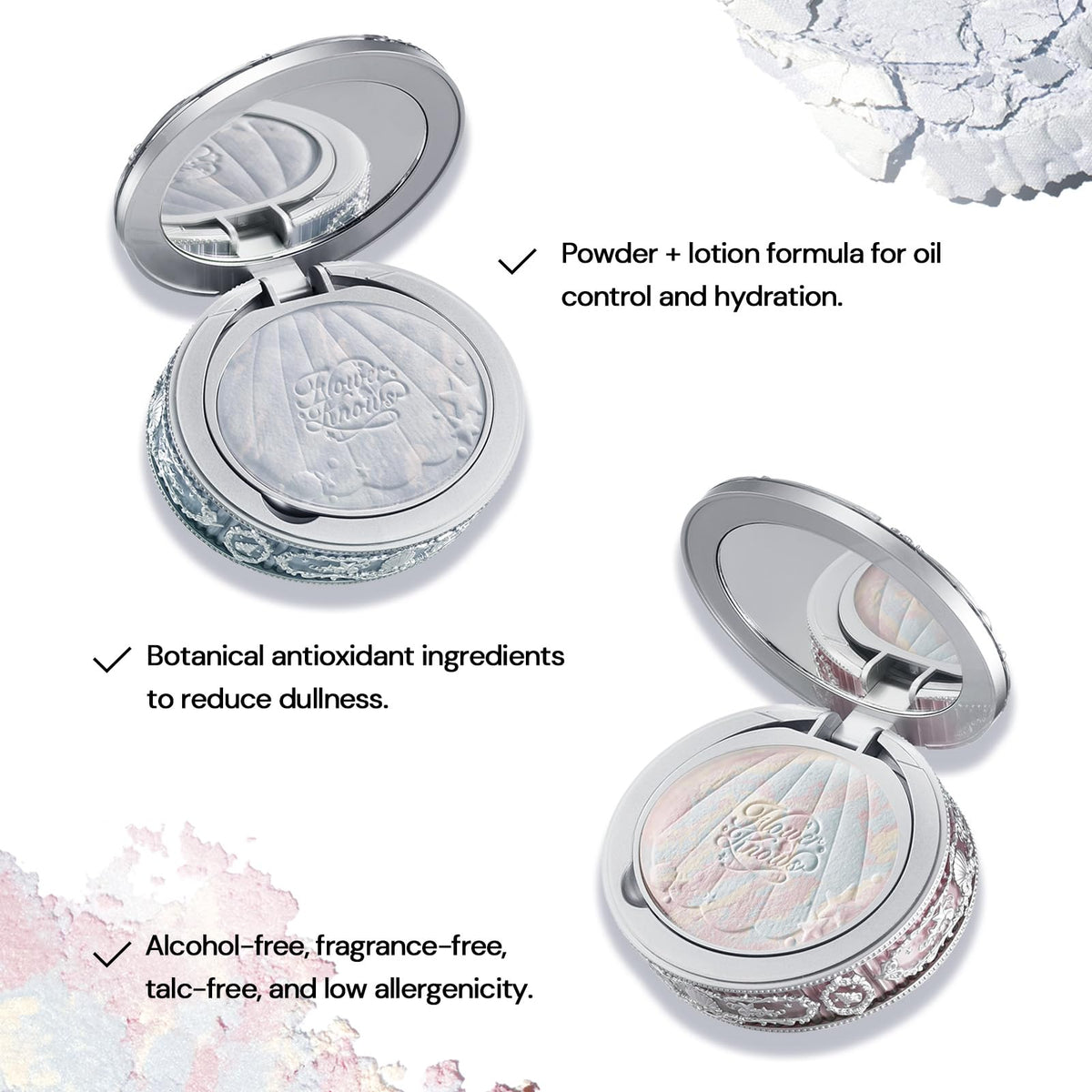 Flower Knows Shell's Jewel matte finish for natural shine control