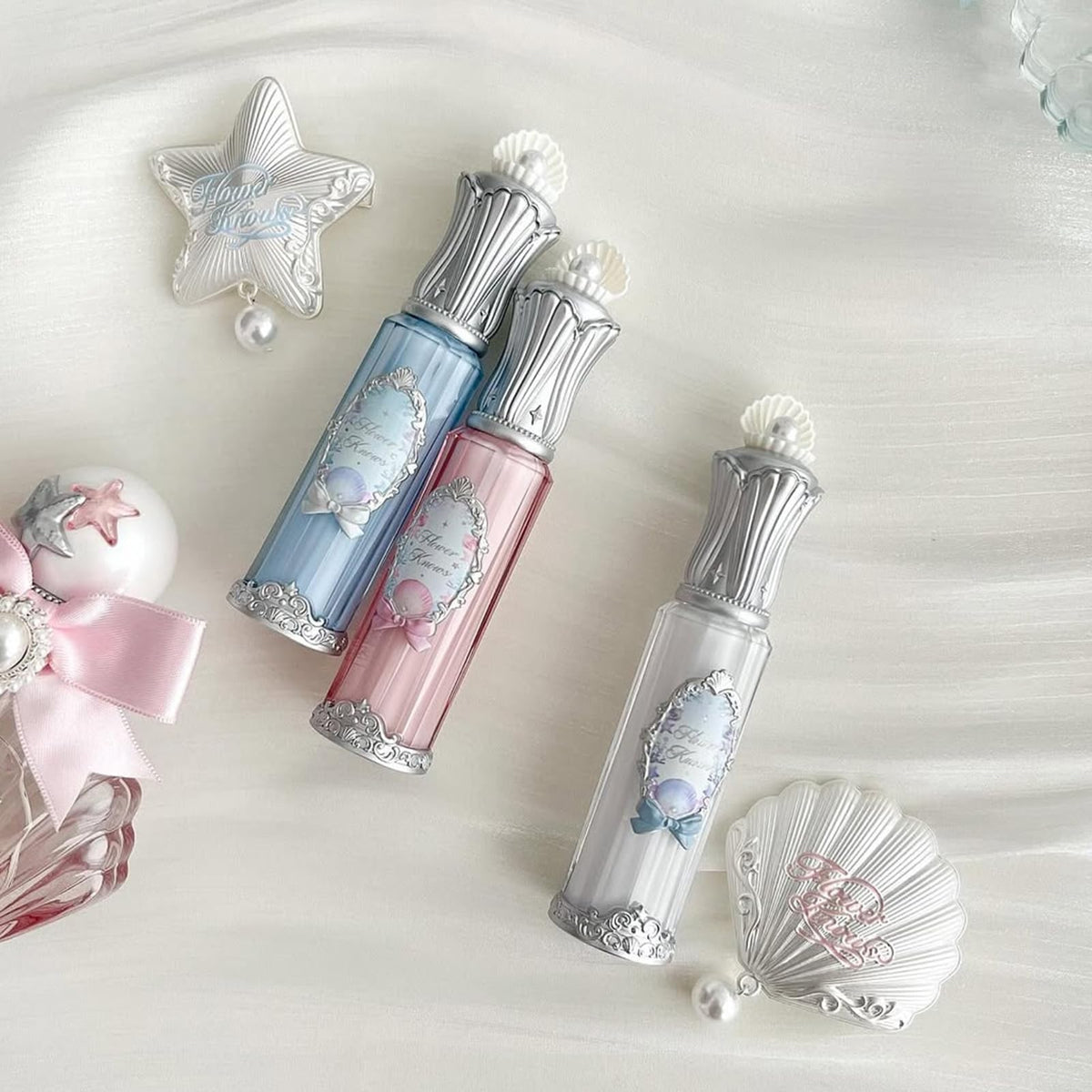 Flower Knows Shells Jewel Lip Glaze cruelty-free-formula: nourishes and protects lips