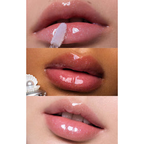 Flower Knows Shells Jewel Lip Glaze moonlit-shimmer: hydration with a soft glow