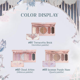 Compact Flower Knows palette showing built-in mirror for on-the-go use.