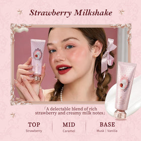 Flower Knows Strawberry Cupid 4D Hyaluronic Acid molecule illustration for lasting moisture.