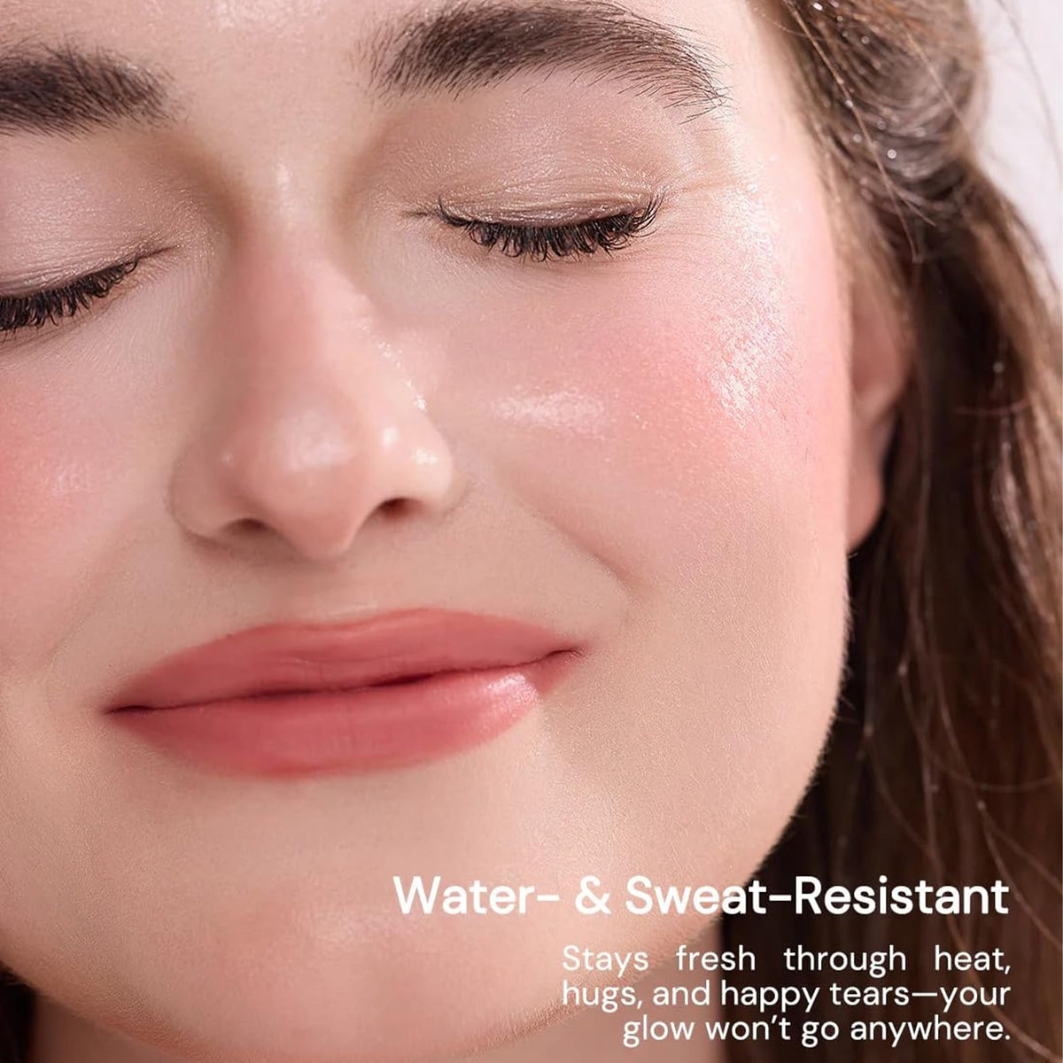 Flower Knows Strawberry Cupid application demonstrates smooth, precise coverage.