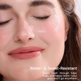 Flower Knows Strawberry Cupid application demonstrates smooth, precise coverage.